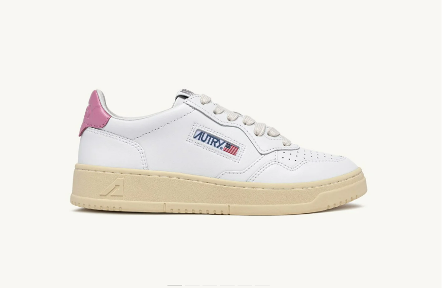 AUTRY AULW LL88 WOMEN'S SNEAKERS WHITE/PINK
