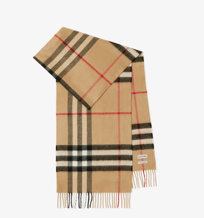 BURBERRY 8076576 SCIARPA IN CASHMERE CHECK