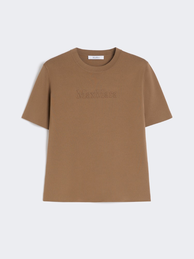 MAXMARA 136606580600 004 - ADELIO WOMEN'S T-SHIRT NOCCIOLA