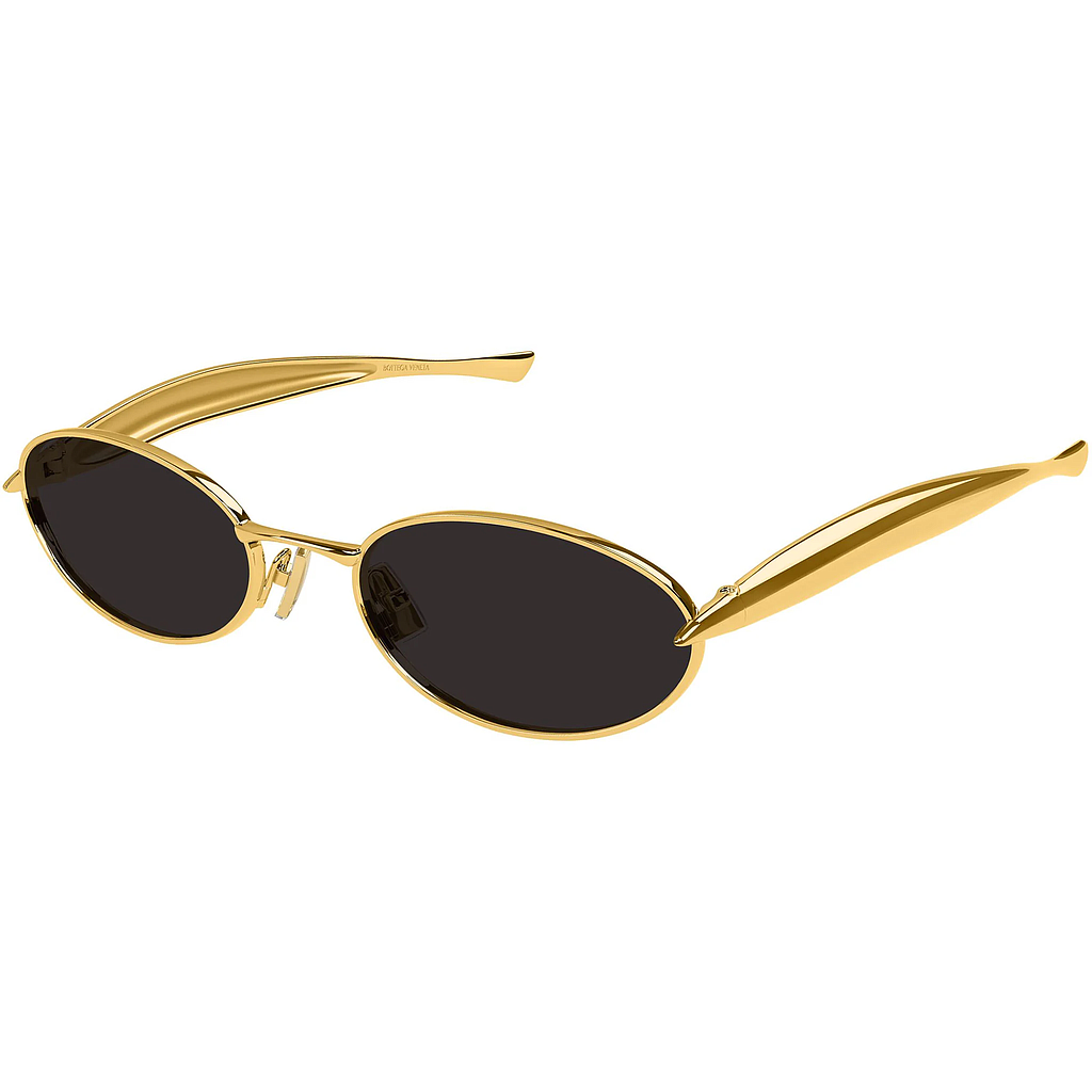 BOTTEGA VENETA BV1386S 001 SUNGLASSES GOLD