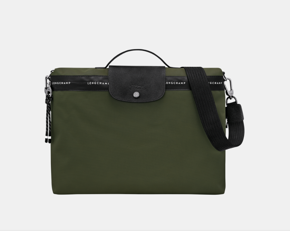 LONGCHAMP 10321HSR892 MEN'S SUITCASE GREEN KAKI