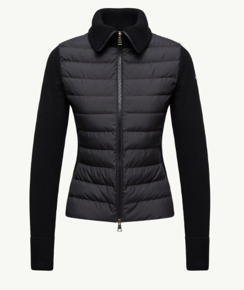 MONCLER K2093 9B00035 M1131 999 WOMEN'S CARDIGAN BLACK