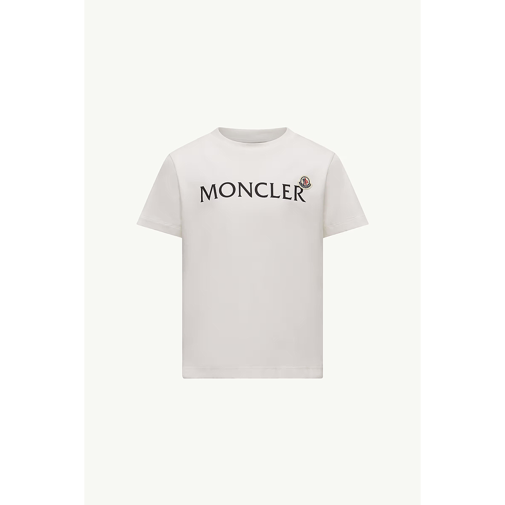 MONCLER KIDS K2954 8C00018 89AFV 034 BOY'S T-SHIRT NATURAL (12A-14A)