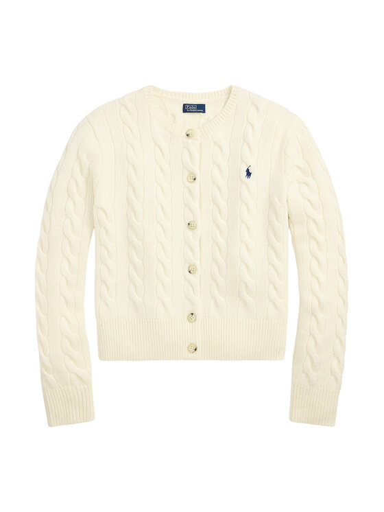POLO RALPH LAUREN 211972104002 WOMEN'S CARDIGAN CREAM