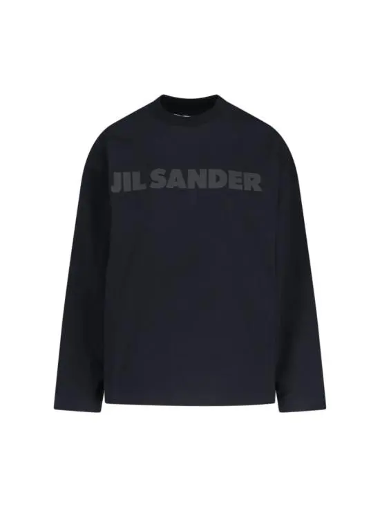 JIL SANDER J03GC0136.J20243 001 WOMEN'S T-SHIRT BLACK