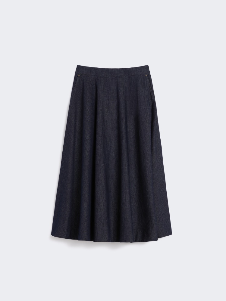 S'MAXMARA 2529106021600 001  - CECILE WOMEN'S SKIRT BLUE MARINE