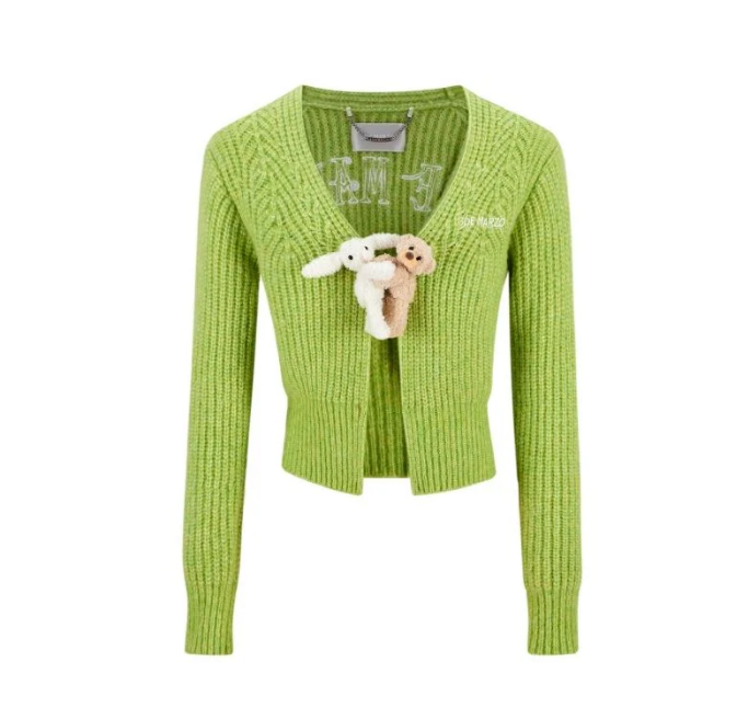 13DE MARZO MZ2509902 DOOZOO CUDDLE BUTTON CARDIGAN GREEN CT