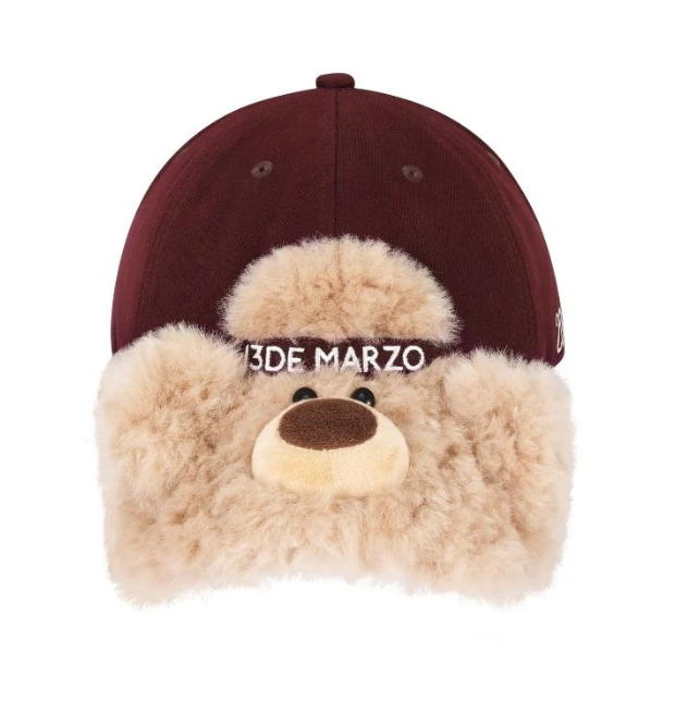 13DE MARZO BEAR TO BACK CAP RED CT