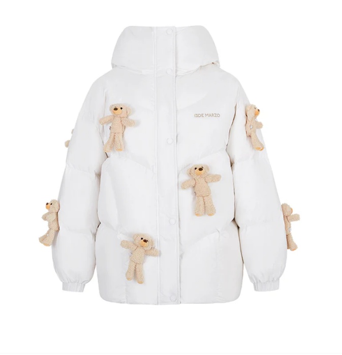 13DE MARZO MZ2510102 DOOZOO FULL DOWN JACKET WHITE CT