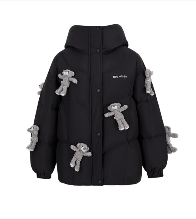 13DE MARZO MZ2510101 DOOZOO FULL DOWN JACKET BLACK