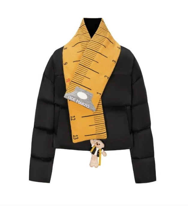 13DE MARZO MZ2516102 TAILOR BEAR RULER DOWN JACKET BLACK
