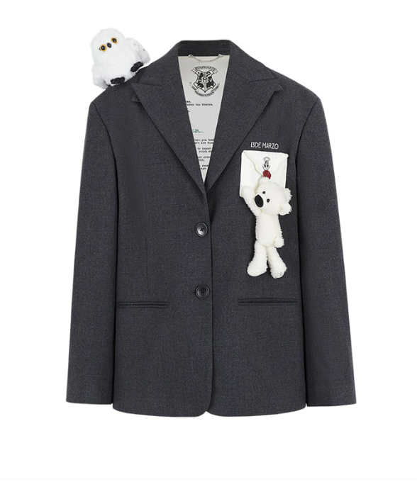 13DE MARZO MZ2514201 HEDWIG HOGWARTS OFFER BEAR SUIT DARK GREY 