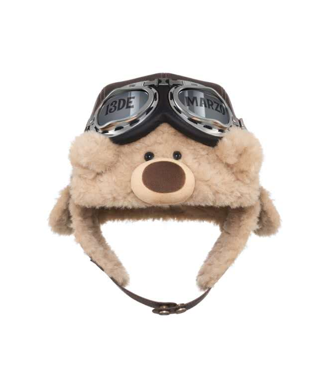 13DE MARZO MZ2515402 PILOT BEAR VINTAGE HAT BROWN 