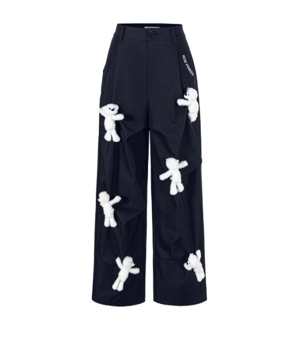 13DE MARZO MZ2601101 DOOZOO CASUAL CARGO PANTS BLACK