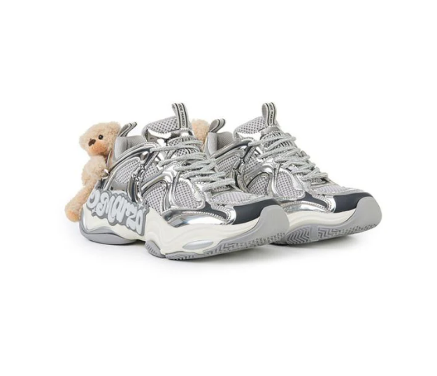 13DE MARZO MZ2601201 BEAR CHUNKY SNEAKERS SILVER