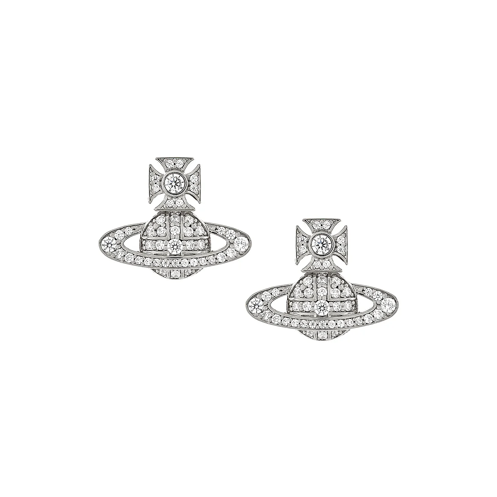 VIVIENNE WESTWOOD 6201033A 02P102 WOMEN'S EARRINGS SILVER