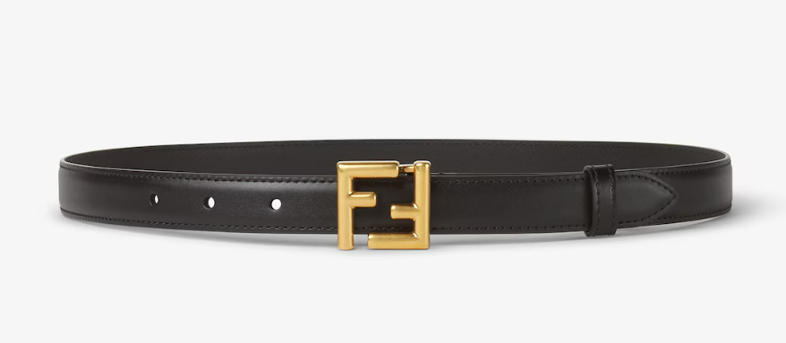 FENDI AAIW 8C0648 F04TX WOMEN'S BELT BLACK