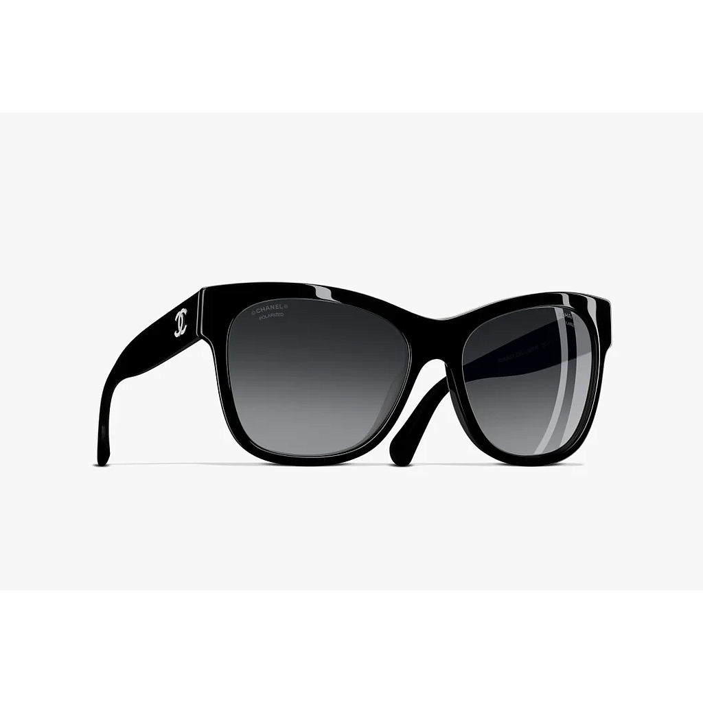 CHANEL CH5380 C501S8 SUNGLASSES BLACK