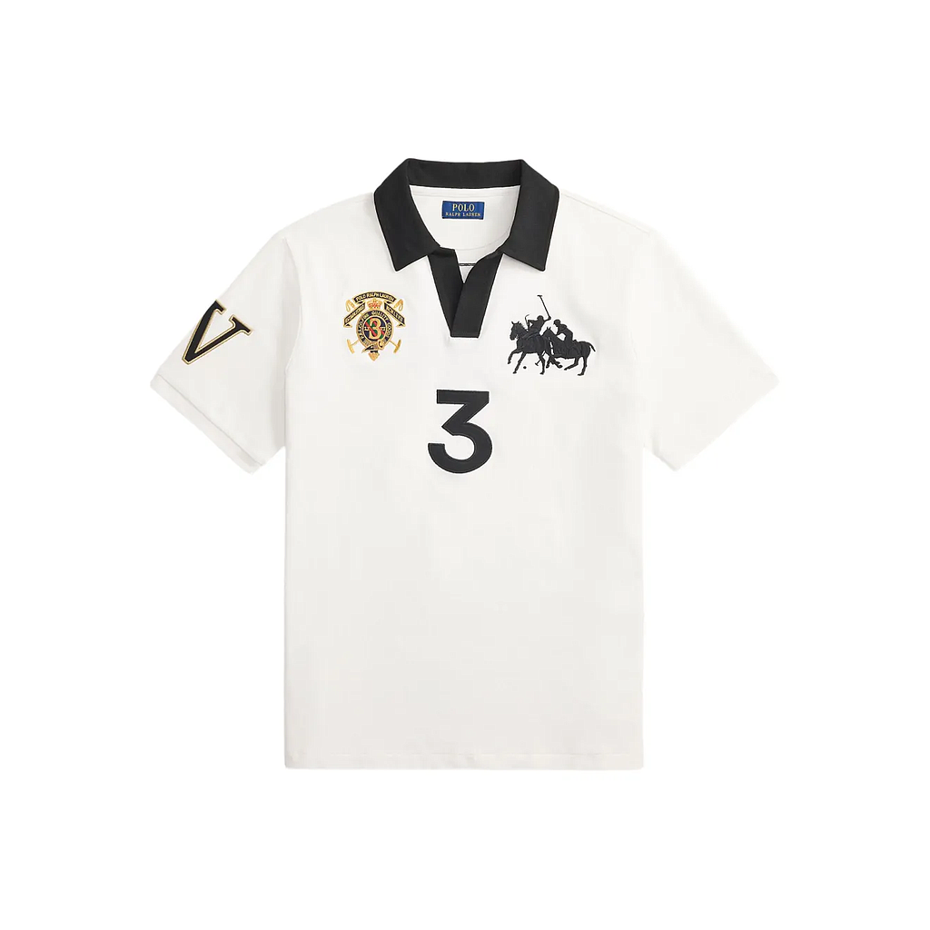 POLO RALPH LAUREN 710B14222001 MEN'S POLO WHITE