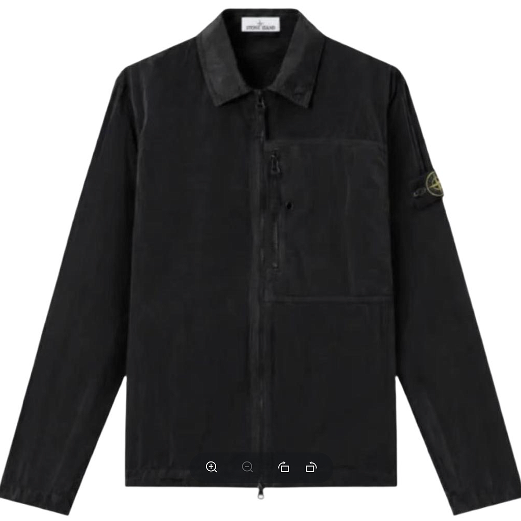STONE ISLAND L2S15 1200041 S0019 - V0029 MEN'S OVERSHIRT BLACK
