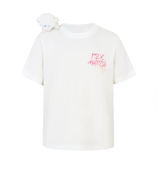 13DE MARZO KID'S MZ2609001 BABYBEAR BOW T-SHIRT