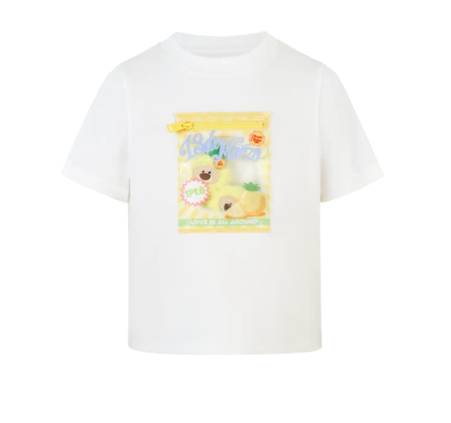 13DE MARZO KID'S MZ2609101 BABYBEAR CANDY WRAPPER PRINT T-SHIRT