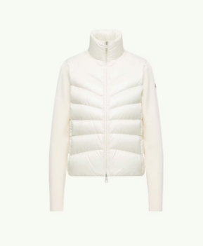 MONCLER L20939B00024M1131030 WOMEN'S CARDIGAN WHITE