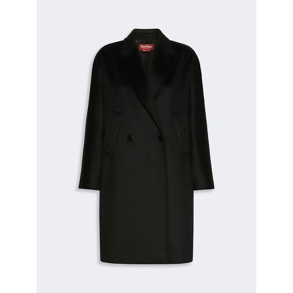 MAXMARA STUDIO 6016076106013 - MSTMASTRO WOMEN'S COAT BLACK