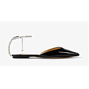 JIMMY CHOO SAEDAFLAT BOB WOMEN'S SHOES BLACK NOTA