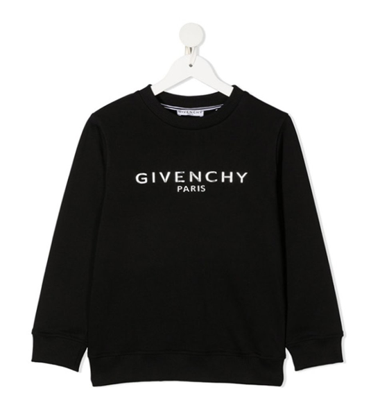 GIVENCHY H25241 BOYS SWEATSHIRT NERO