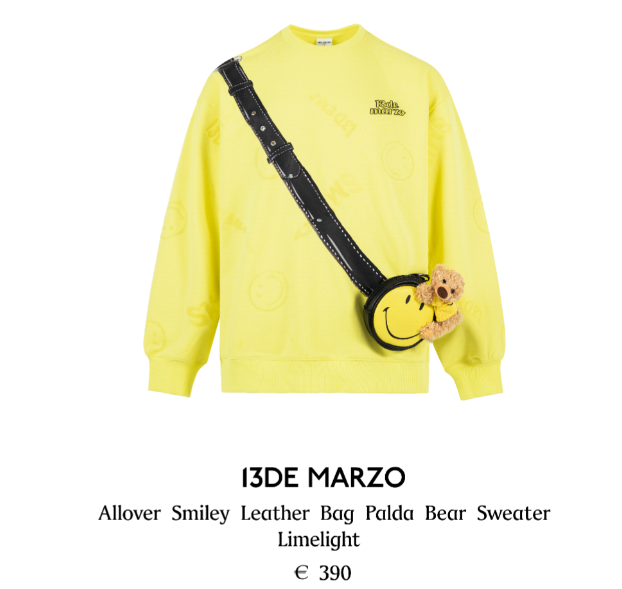 13DE MARZO MZ2511701 FR-JX-154-Y-01 SWEATSHIRT YELLOW