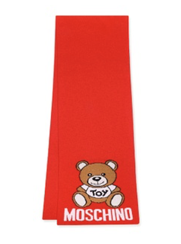 MOSCHINO SCIARPA 50133 M5264 007 ROSSO