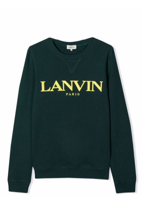LANVIN KID FELPA N25053 666 VERDE FORESTA