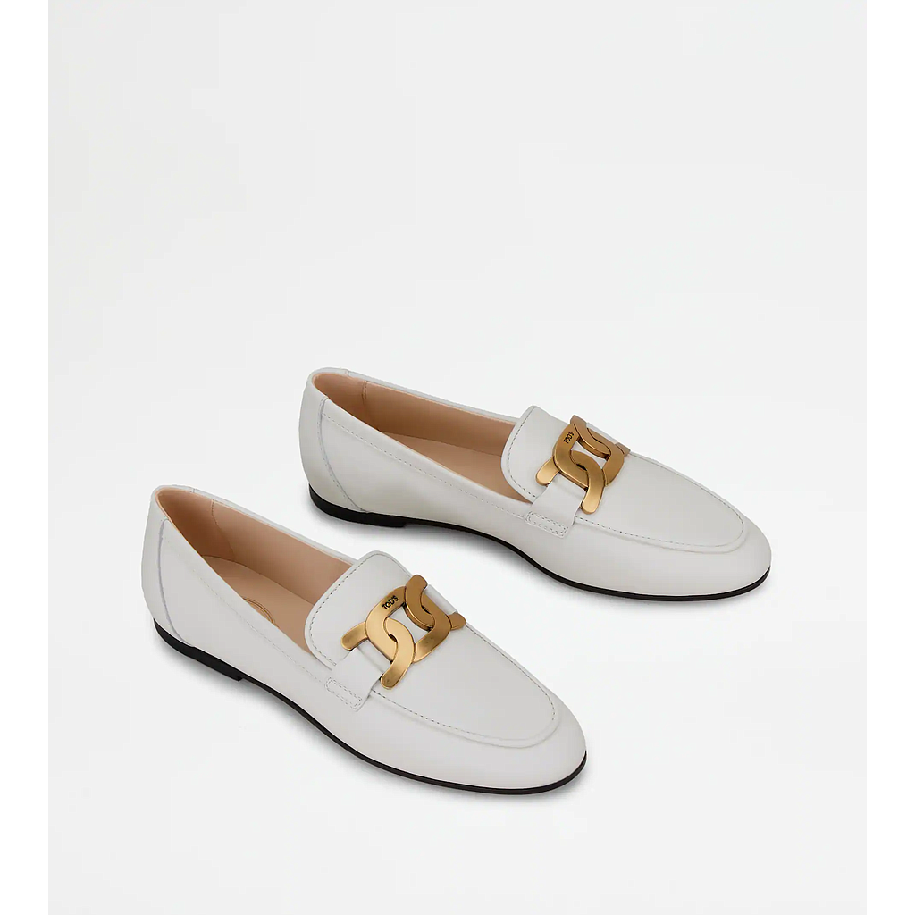 TOD'S XXW79A0DD00MIDB001 WOMEN'S LOAFERS KATE WHITE