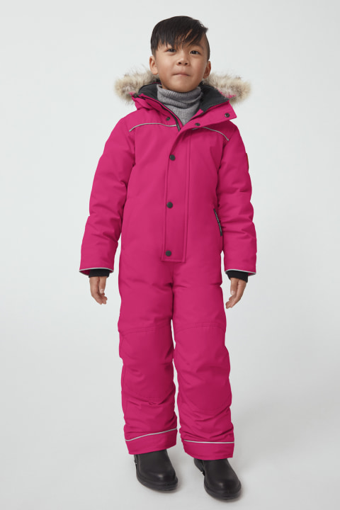 CANADA GOOSE KID 2318K GRIZZLY SNOWSUIT ROSA 6-7A