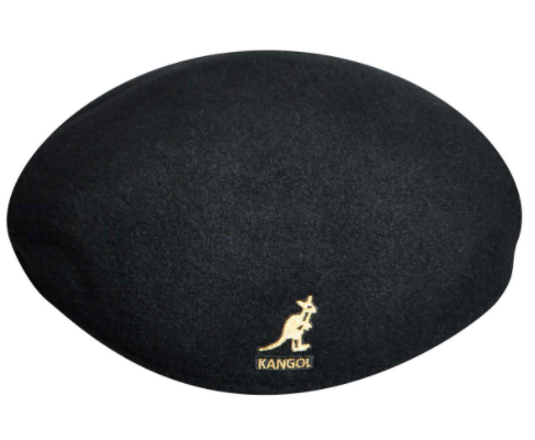 KANGOL CAPPELLO 504 0258BC BG991 NERO-ORO