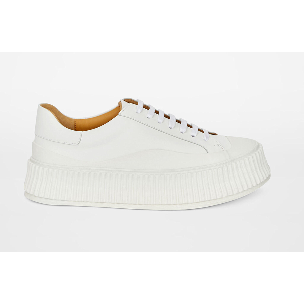 JIL SANDER DONNA SNEAKERS JS32108A 15016(15216) 100 OPTIC BIANCO PELLE