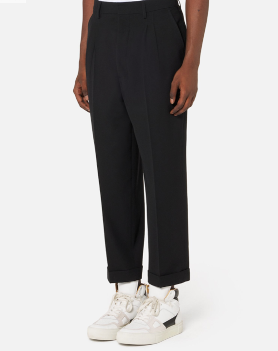 AMI PARIS HTR100.219 001 MEN'S TROUSERS