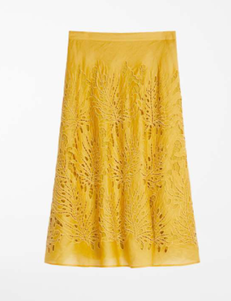 MAXMARA STUDIO 61010121600 032 - FELIX  WOMEN'S SKIRT YELLOW