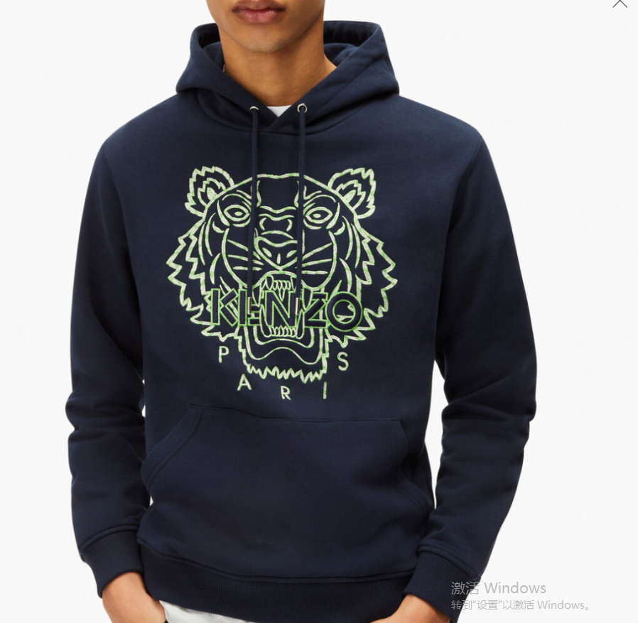 KENZO FC55SW3384XF.77 NAVY MEN  SWEATSHIRT