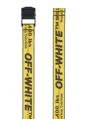 OFF WHITE CINTURA 2.5CM OMRB021F21FAB001/1810 GIALLO
