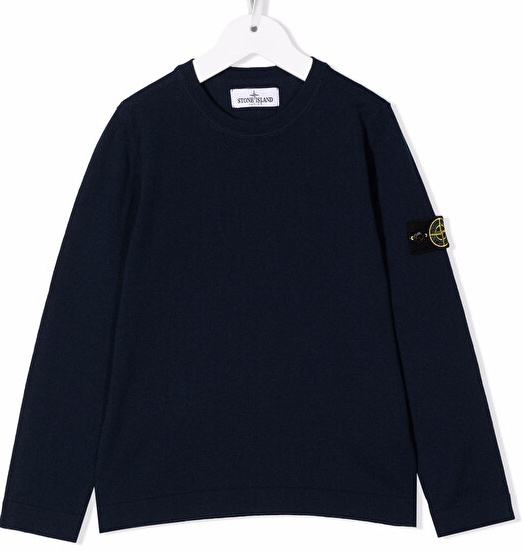 STONE ISLAND KID MAGLIA 7616509A2 V0028 NAVY