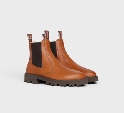 CELINE 343413190C.03HN 03HN HONEY WOMEN CHELSEA BOOTS