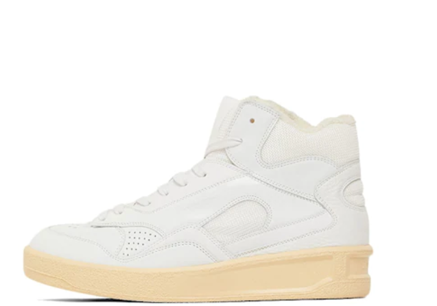 JIL SANDER J15WS0007.P4869 WOMEN'S BASKET HI SHOES 100OPTIC WHITE