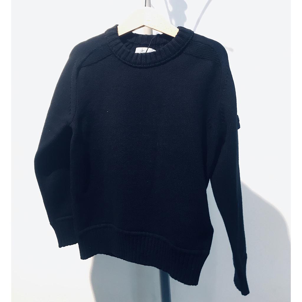 STONE ISLAND KID SWEATER CREWNECK KNIT 7716515A2 V0029  (6A-8A)