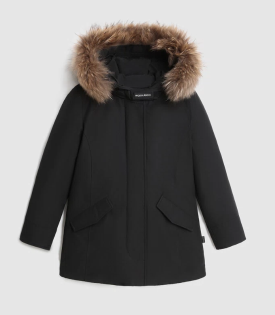 WOOLRICH KIDS  CFWKOU0187MRUT0641-BLK ARCTIC DETACHABLE FUR PARKA (副本)