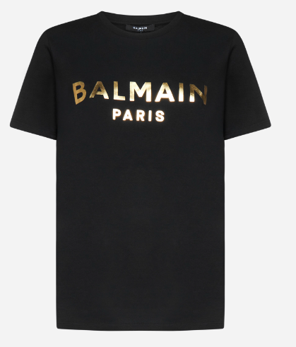 BALMAIN WOMEN'S YF1EF000BB28 EAD T-SHIRT 