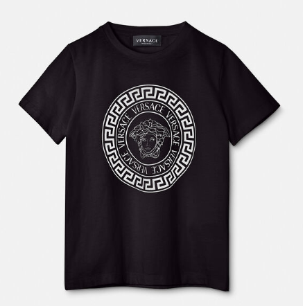 VERSACE KIDS 1000052 1A04713 2W070 MEDUSA KIDS T-SHIRT (副本)