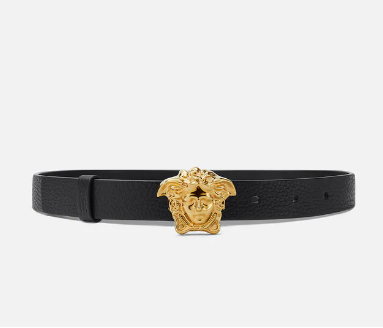 VERSACE KIDS 1000661 1B00V KIDS BELT BLACK