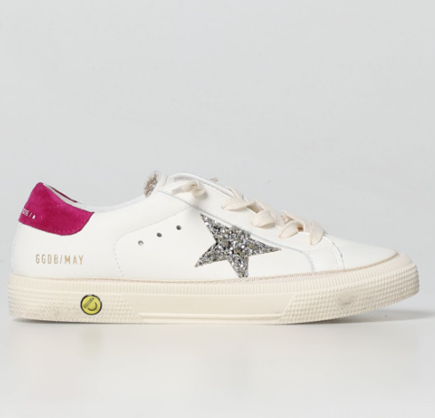 GOLDEN GOOSE KIDS GYF00112 F004213 KIDS SHOES WHITE/MAGENTA (32-34)